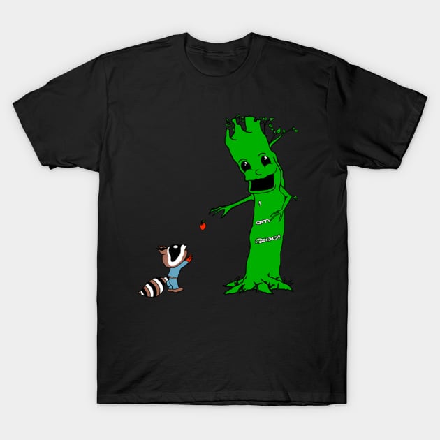 Giving tree Groot T-Shirt by NatalieMParker